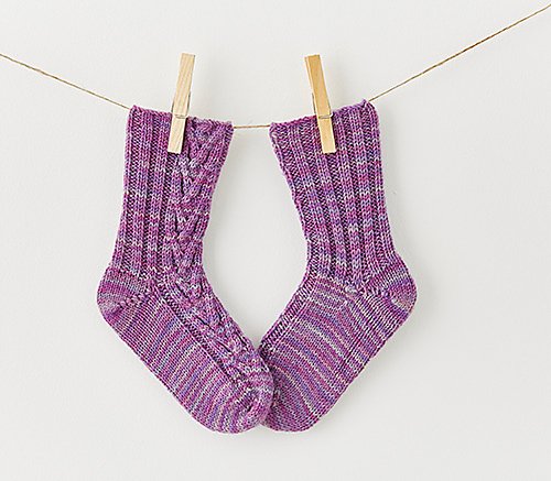 Wool & Co. Feature Pattern of the Week - Margery Daw Socks