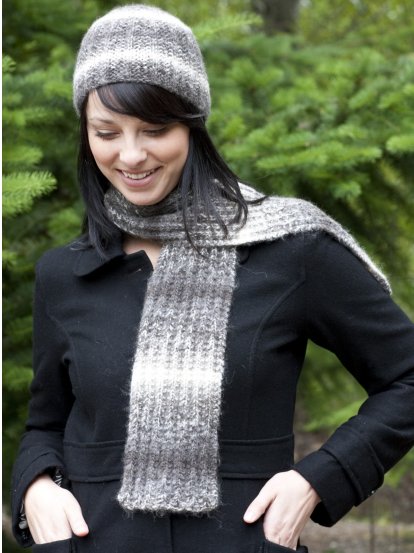 Wool & Co. Feature Pattern of the Week - Magic Rib Hat & Scarf