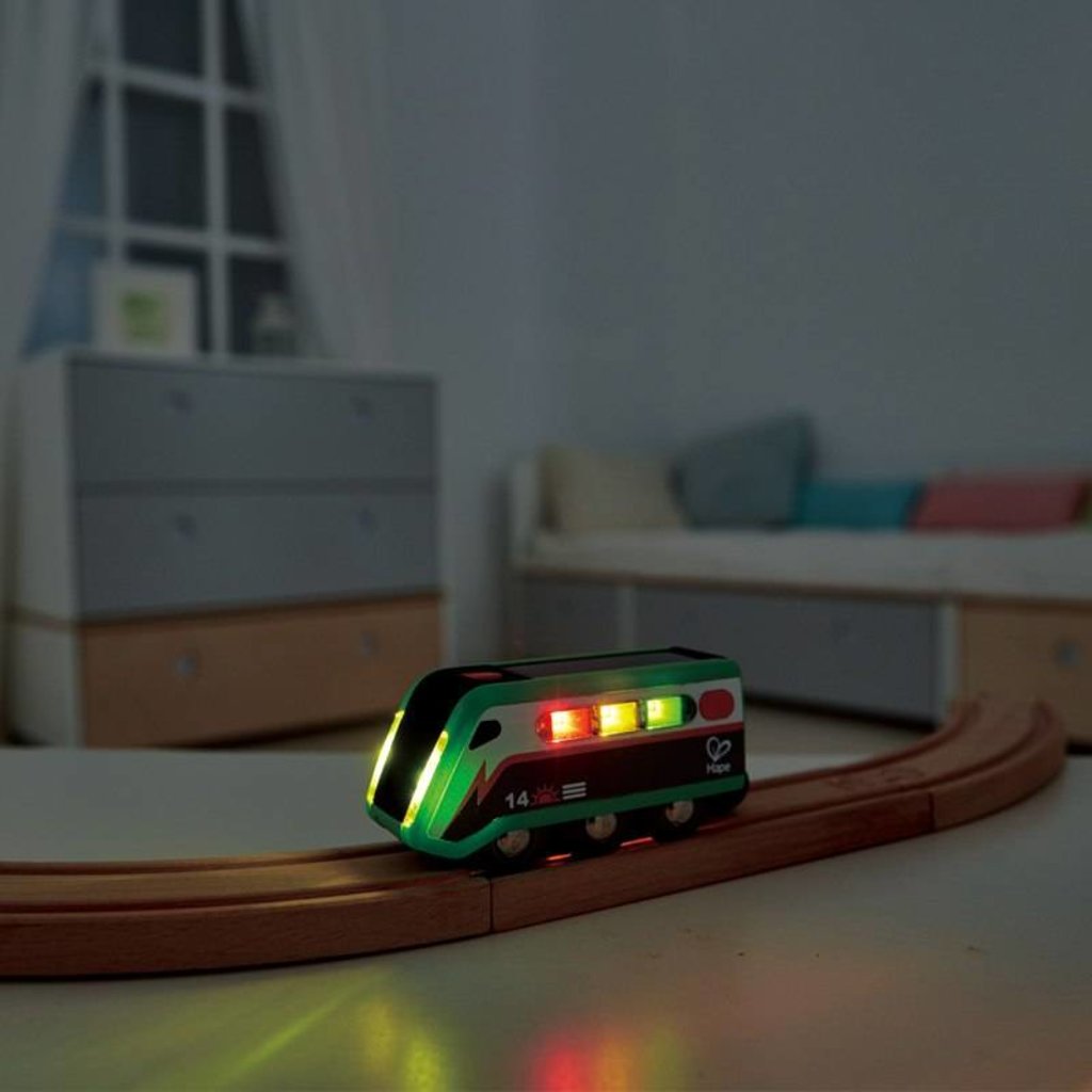 hape battery powered train