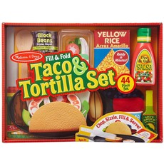 MELISSA AND DOUG FILL & FOLD TACO & TORTILLA SET