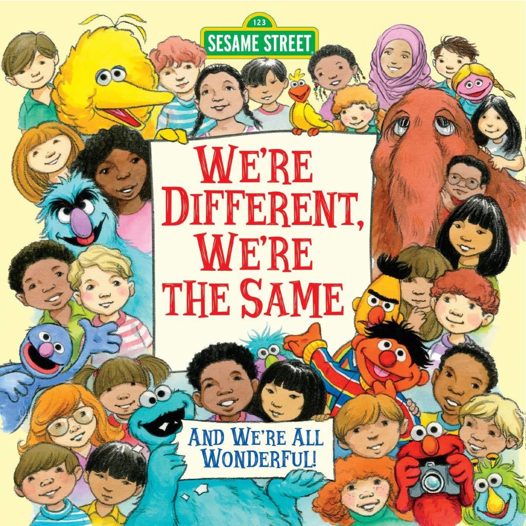 RANDOM HOUSE WE'RE DIFFERENT WE'RE THE SAME (SESAME STREET) PB KATES