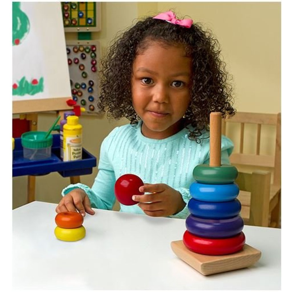 melissa & doug rainbow stacker