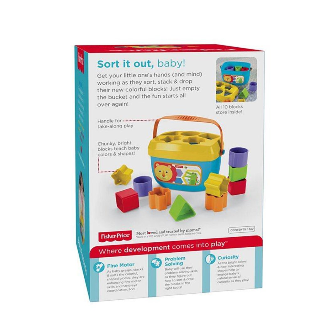 FISHER PRICE BABY'S FIRST BLOCKS