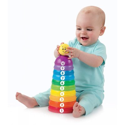 FISHER PRICE STACK & ROLL CUPS*