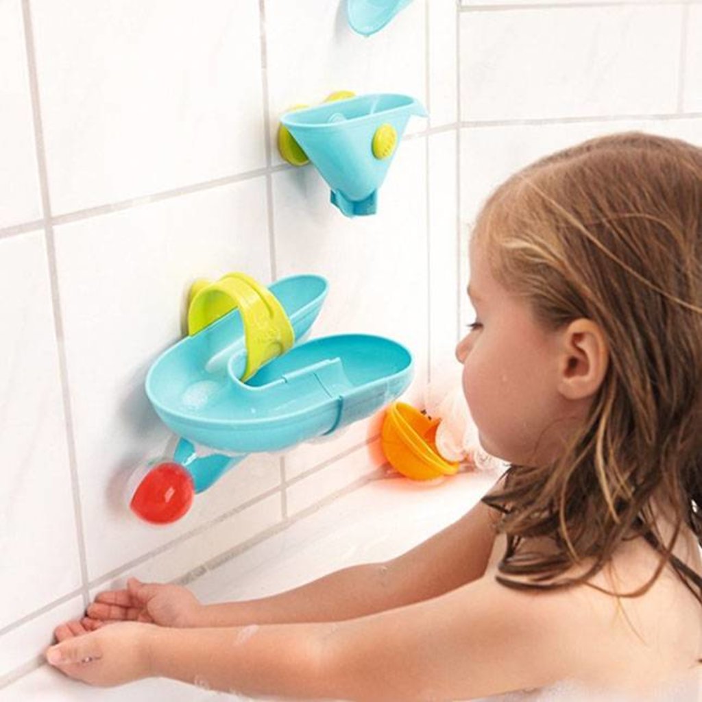 Baby Bath Toys Bathroom Track Toys Slide Splash Water Ball Toy kid