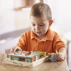 MELISSA AND DOUG FARM CUBE PUZZLE