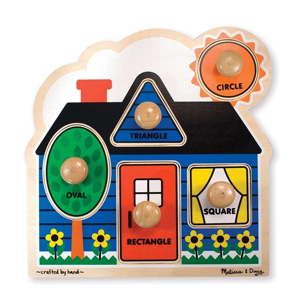 MELISSA AND DOUG FIRST SHAPES JUMBO KNOB