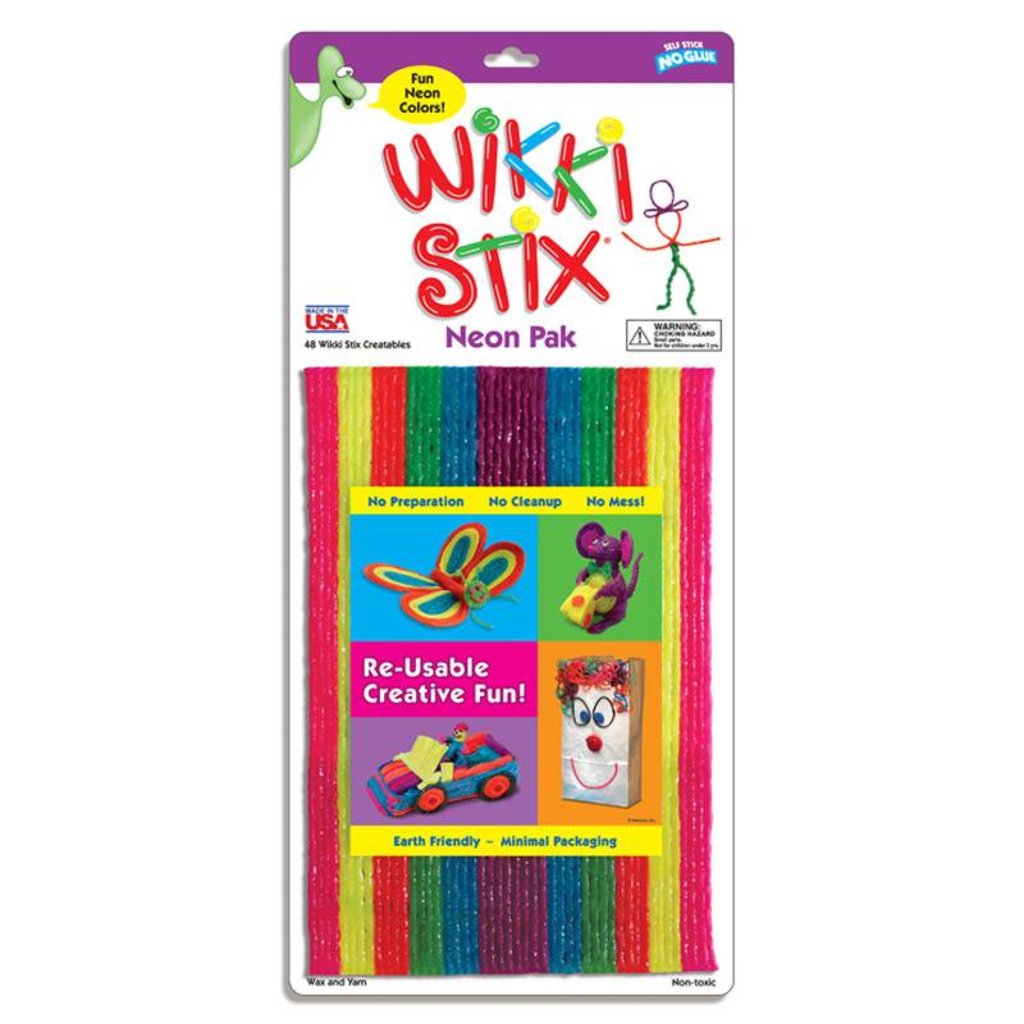 Wikki Stix Activity Set - Montessori Services  Toddler arts and crafts,  Art and craft materials, Kids travel activities