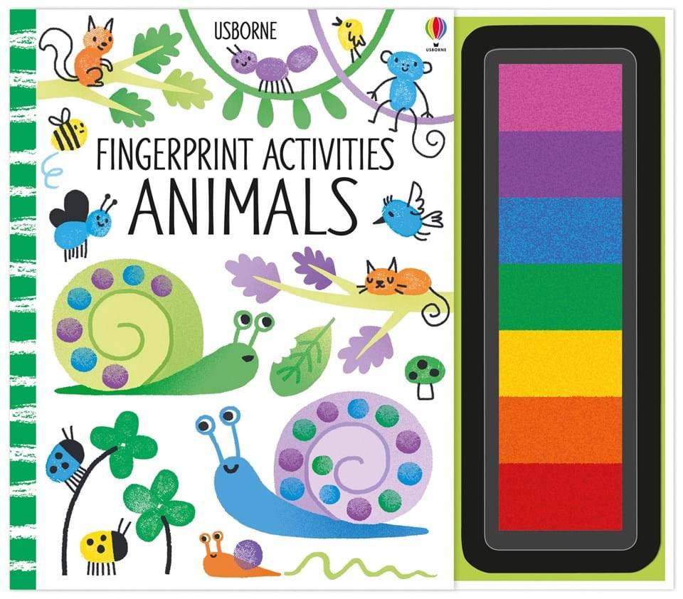 FINGERPRINT ACTIVITIES ANIMALS THE TOY STORE