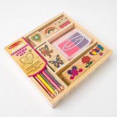 MELISSA AND DOUG FRIENDSHIP WOODEN STAMP SET