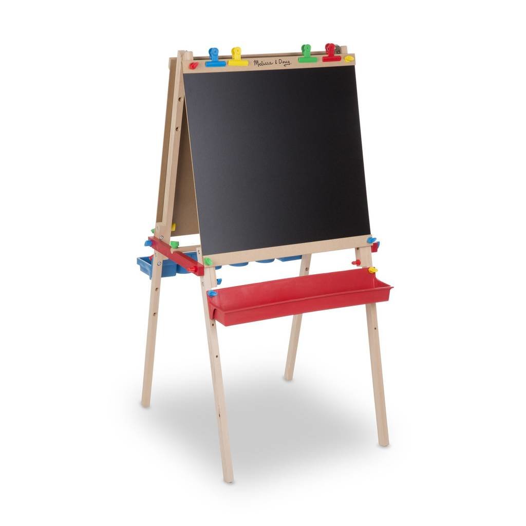 Buddy N Buddies Tabletop Easel for Kids - Art Easel for Toddler - Kids Easel Chalkboard White Board for Kids - Dry Erase Easel for Kids - Portable