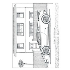 DOVER PUBLICATIONS CLASSIC CARS COLORING BOOK