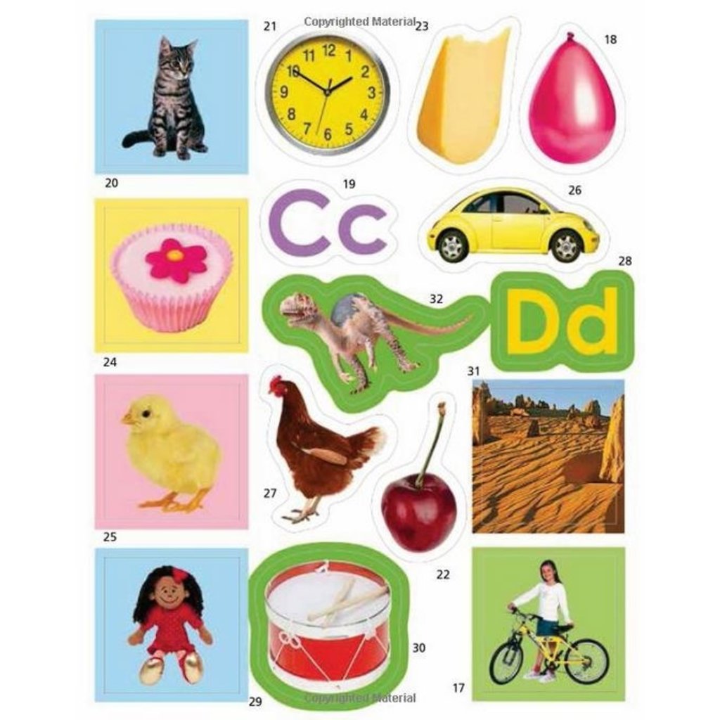 1000+ Alphabet Sticker Book & Sheets