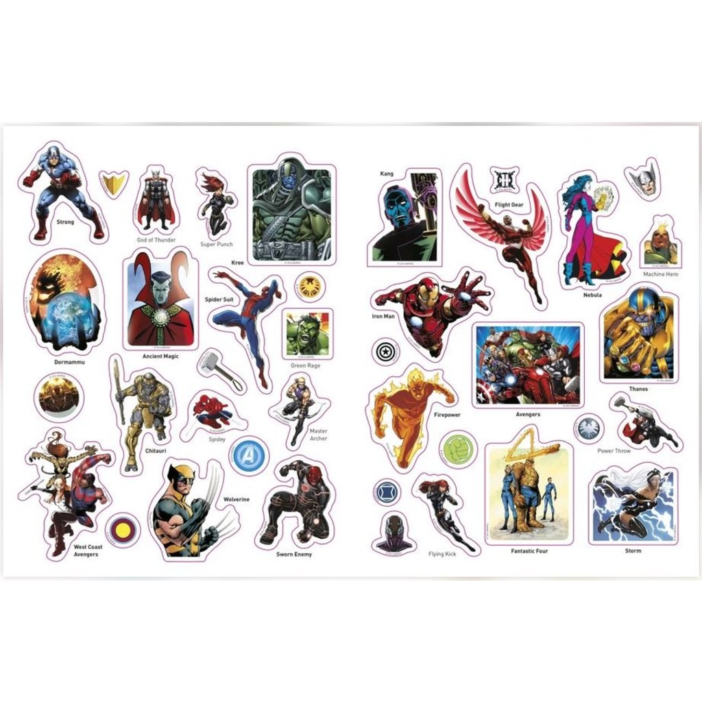 DK PUBLISHING MARVEL HEROES UNITE  STICKER COLLECTION