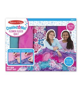 MELISSA AND DOUG CREATED BY ME FLOWER FLEECE QUILT