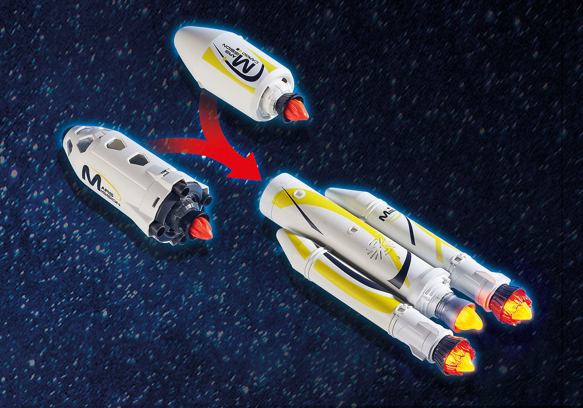 MISSION ROCKET WITH LAUNCH SITE PLAYMOBIL - THE TOY STORE