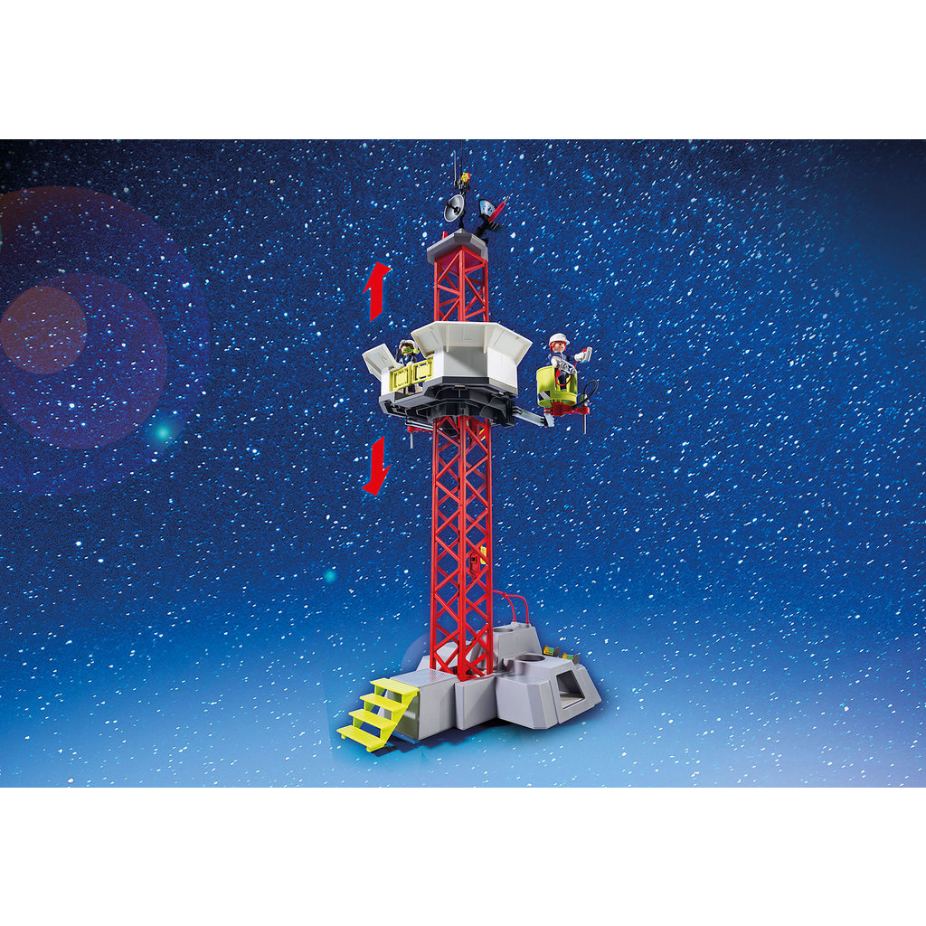 playmobil rocket with launch booster