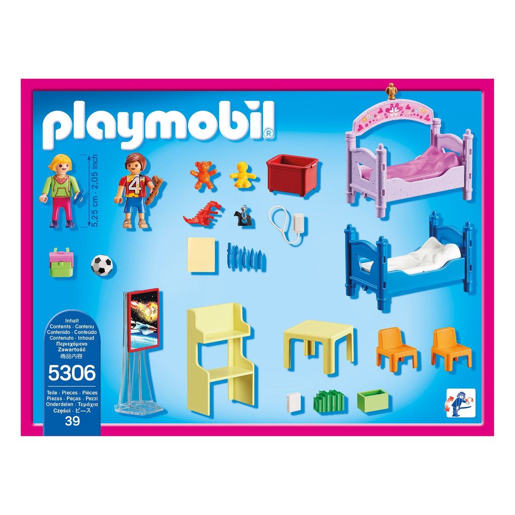playmobil 5306 dollhouse children's room