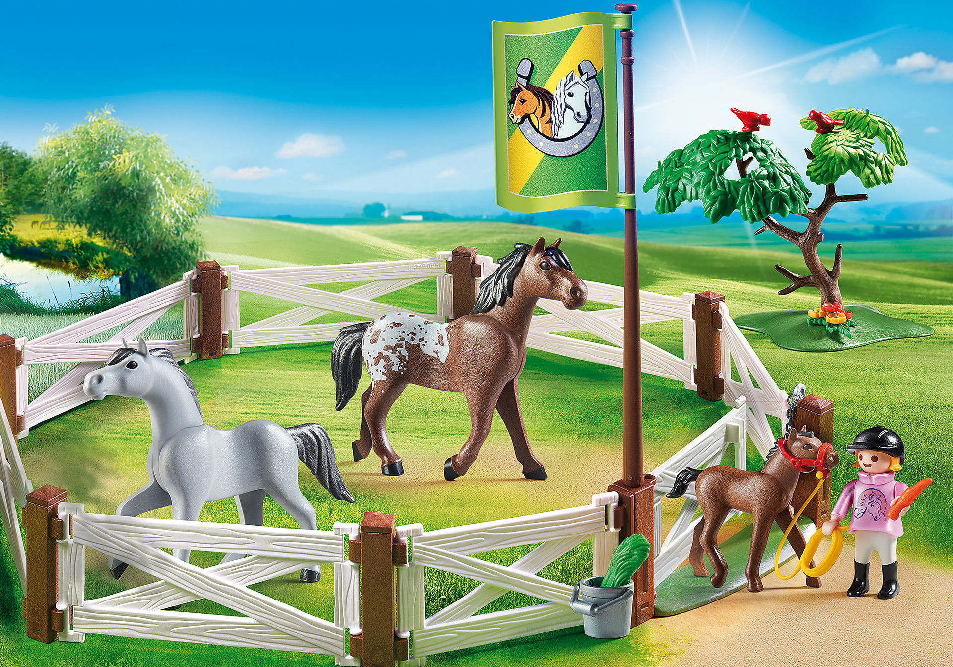 HORSE PADDOCK PLAYMOBIL THE TOY STORE