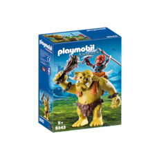 playmobil giant troll with dwarf fighters