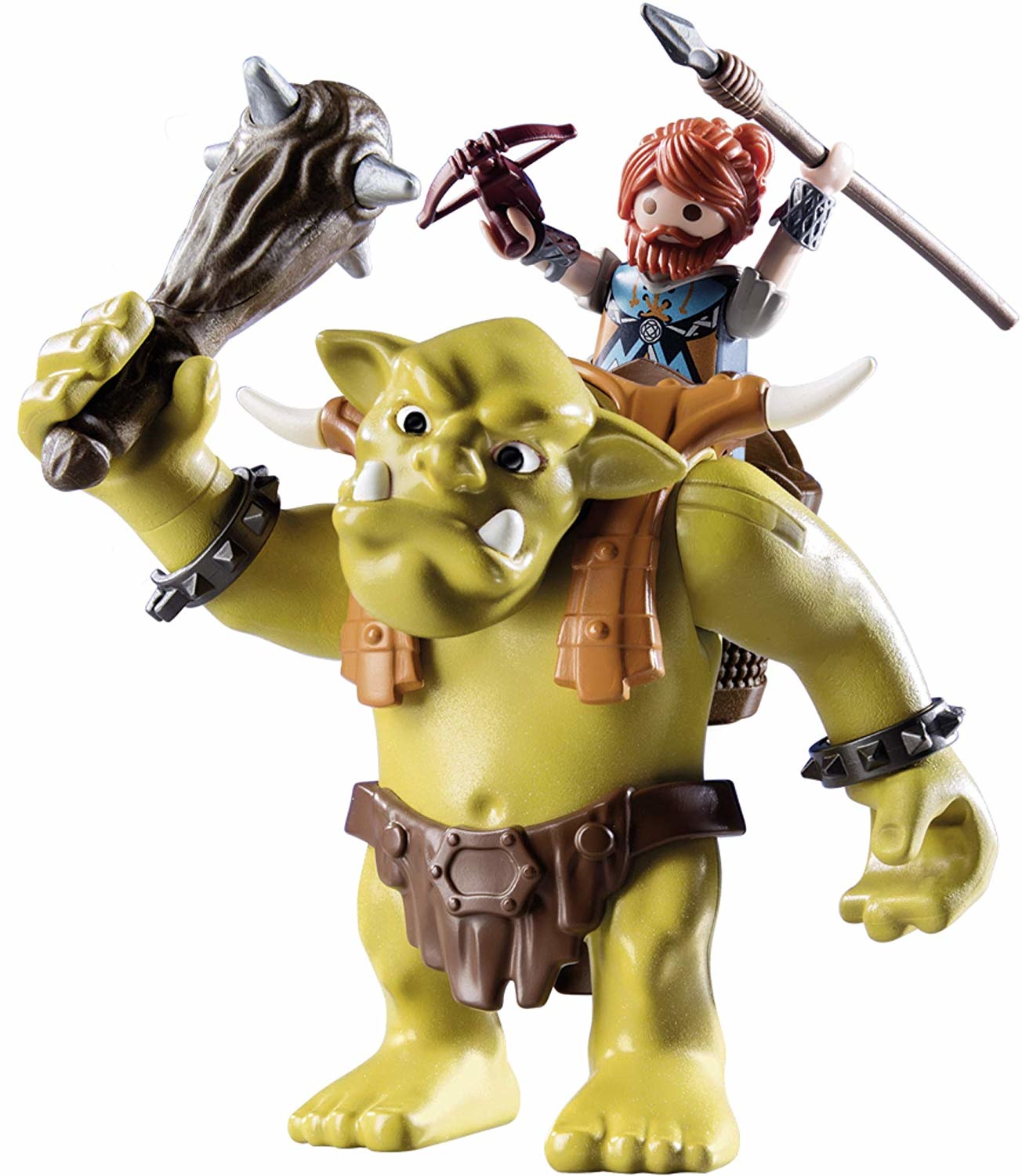 playmobil giant troll with dwarf fighters