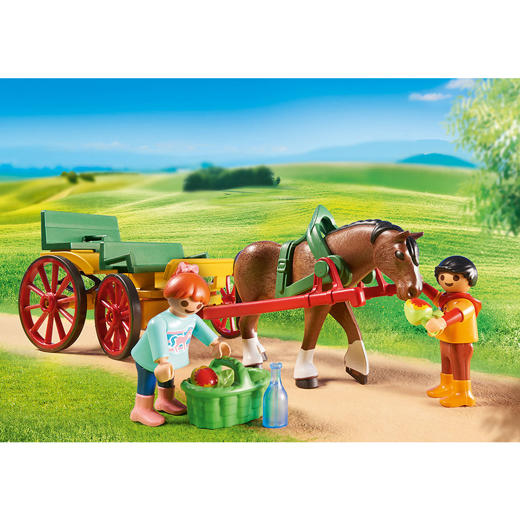 PLAYMOBIL HORSE DRAWN WAGON