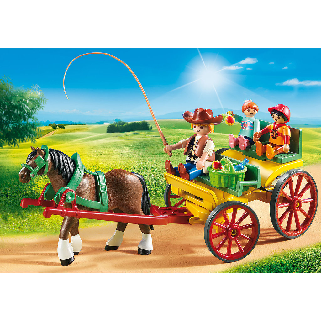 playmobil horse wagon
