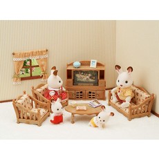 CALICO CRITTERS COMFY LIVING ROOM SET CALICO CRITTERS