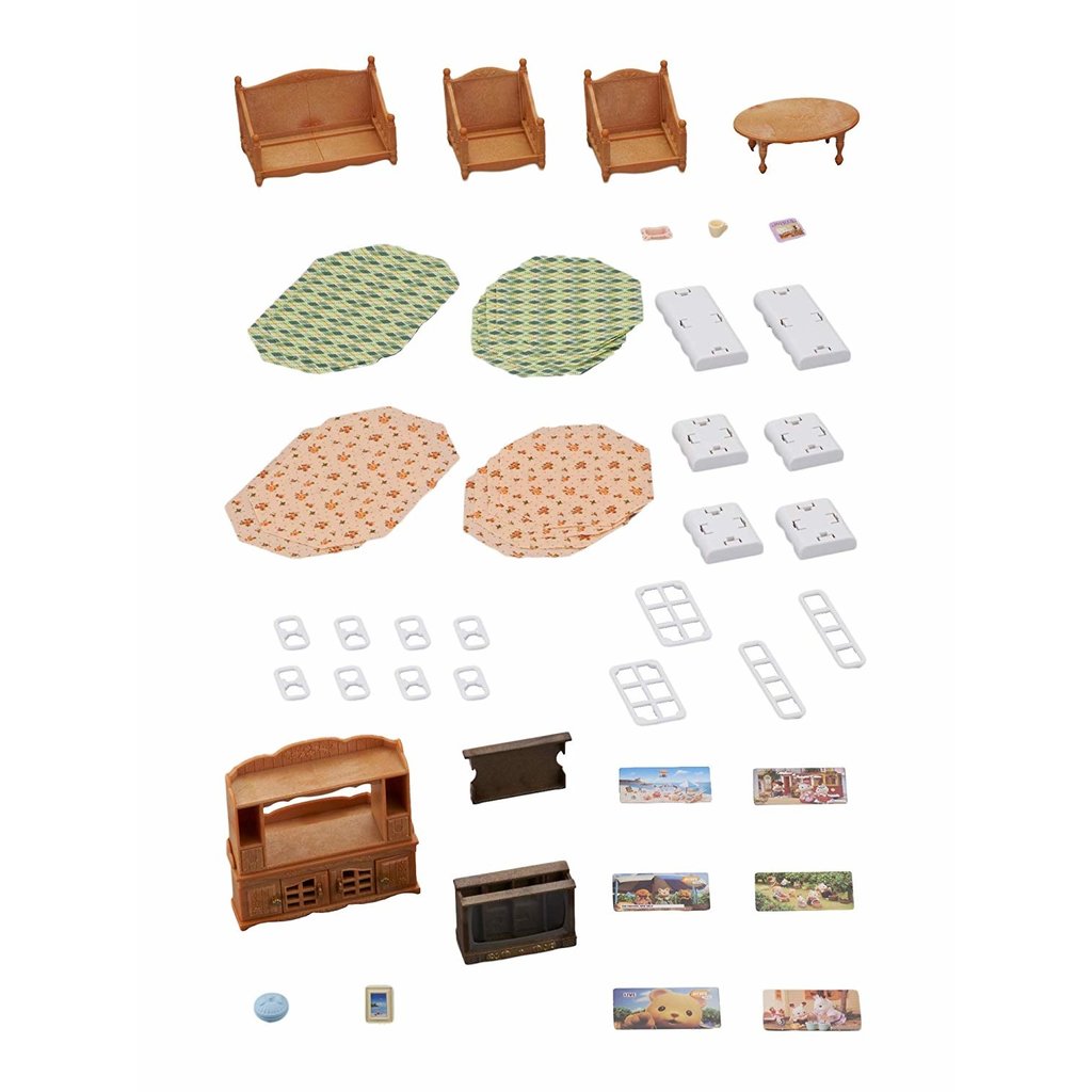 CALICO CRITTERS COMFY LIVING ROOM SET CALICO CRITTERS