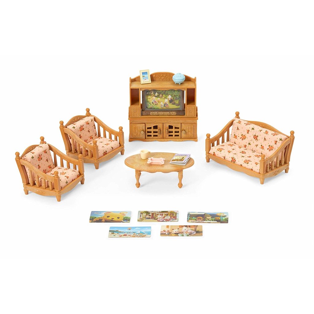 COMFY LIVING ROOM SET CALICO CRITTERS