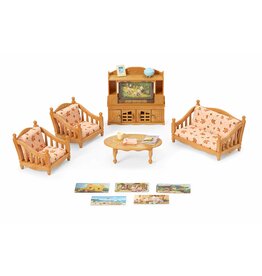 CALICO CRITTERS COMFY LIVING ROOM SET CALICO CRITTERS