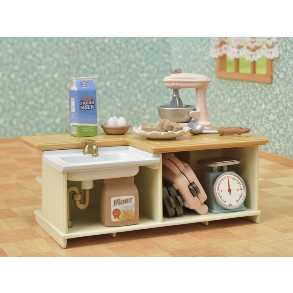 CALICO CRITTERS KITCHEN ISLAND CALICO CRITTERS