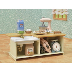 CALICO CRITTERS KITCHEN ISLAND CALICO CRITTERS