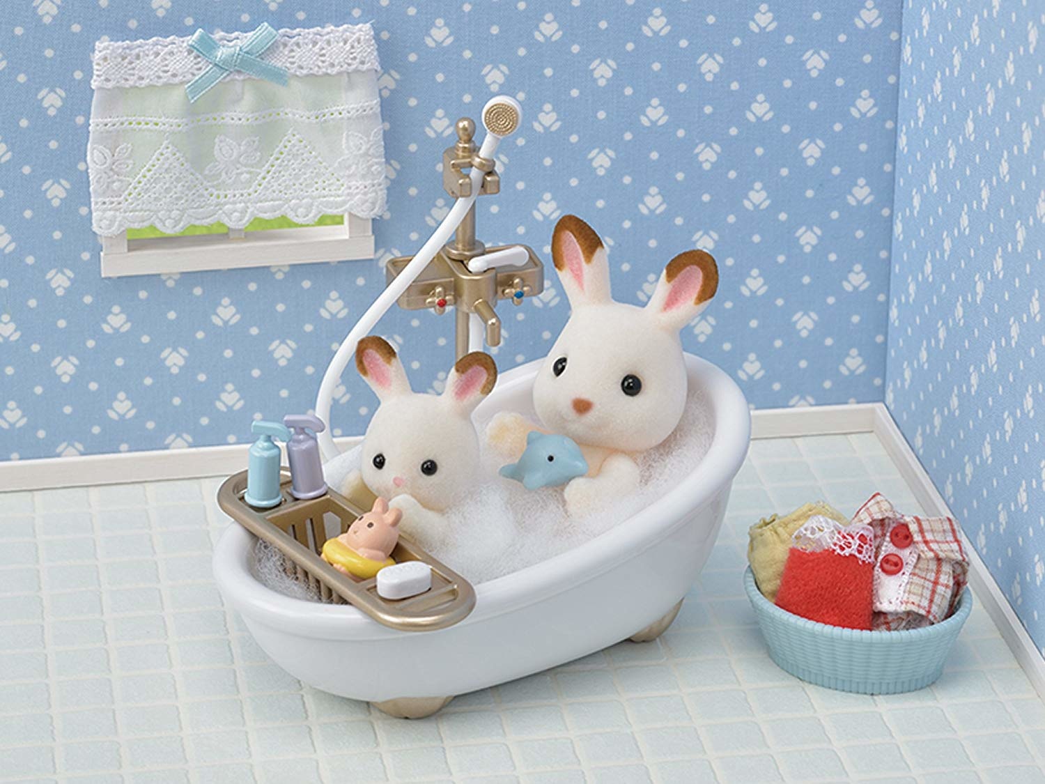 Calico critters bathroom country set