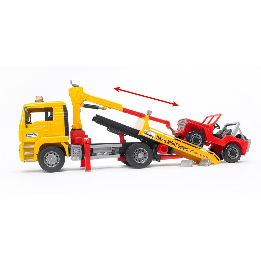 bruder man tga crane truck