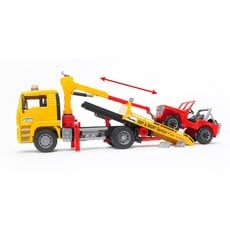 BRUDER TOYS AMERICA TOW TRUCK WITH CROSS COUNTRY VEHICLE