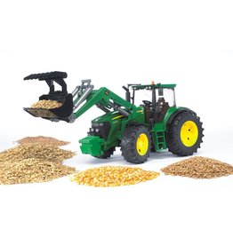 BRUDER TOYS AMERICA JOHN DEERE TRACTOR WITH FRONT LOADER