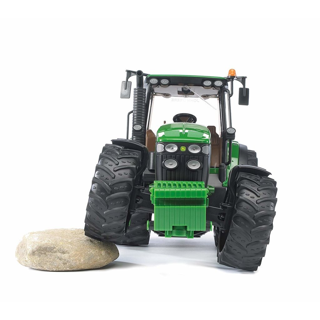 BRUDER TOYS AMERICA JOHN DEERE TRACTOR WITH FRONT LOADER