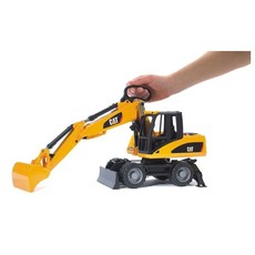 BRUDER TOYS AMERICA CATERPILLAR SMALL WHEELED EXCAVATOR