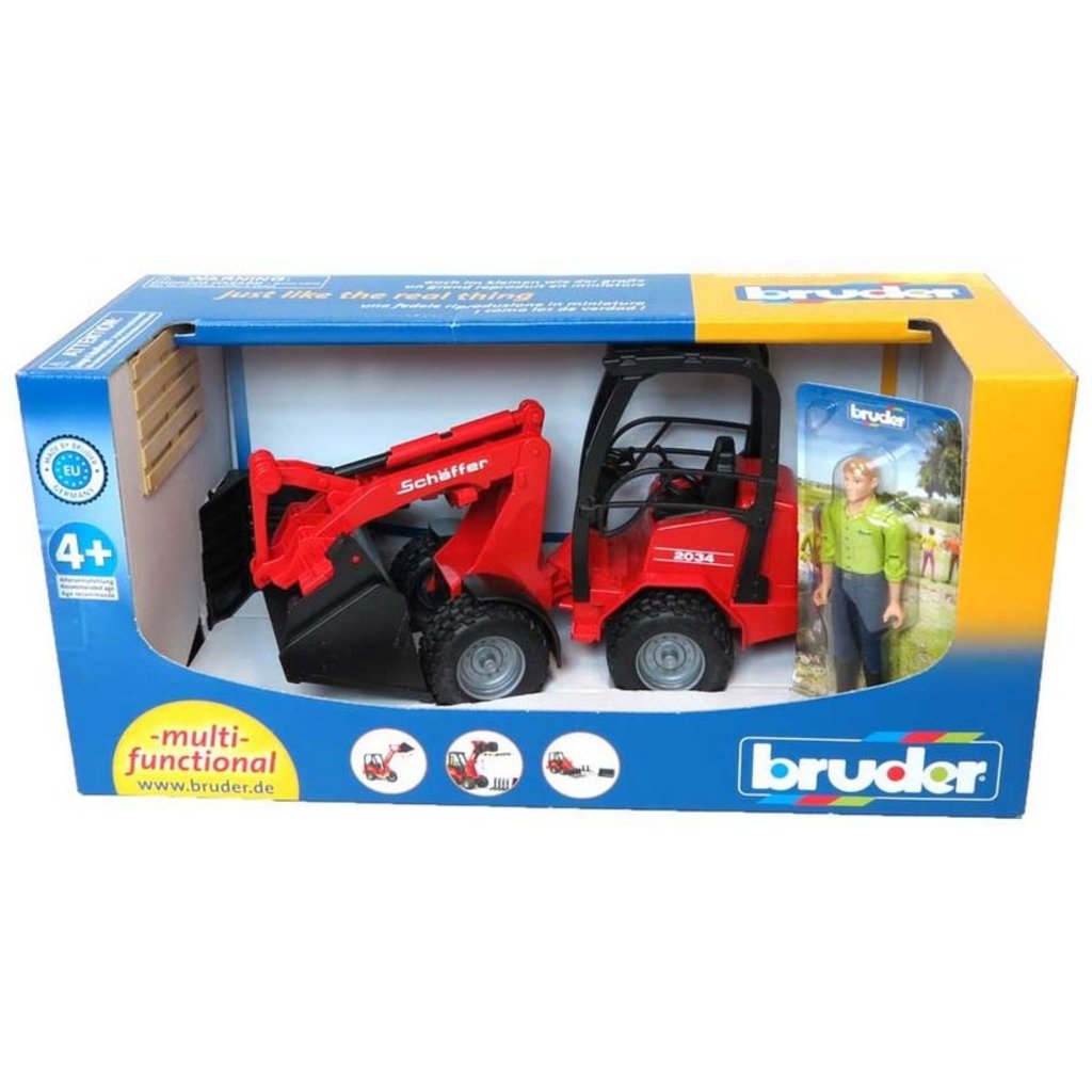 BRUDER TOYS AMERICA COMPACT LOADER & ACCESSORIES