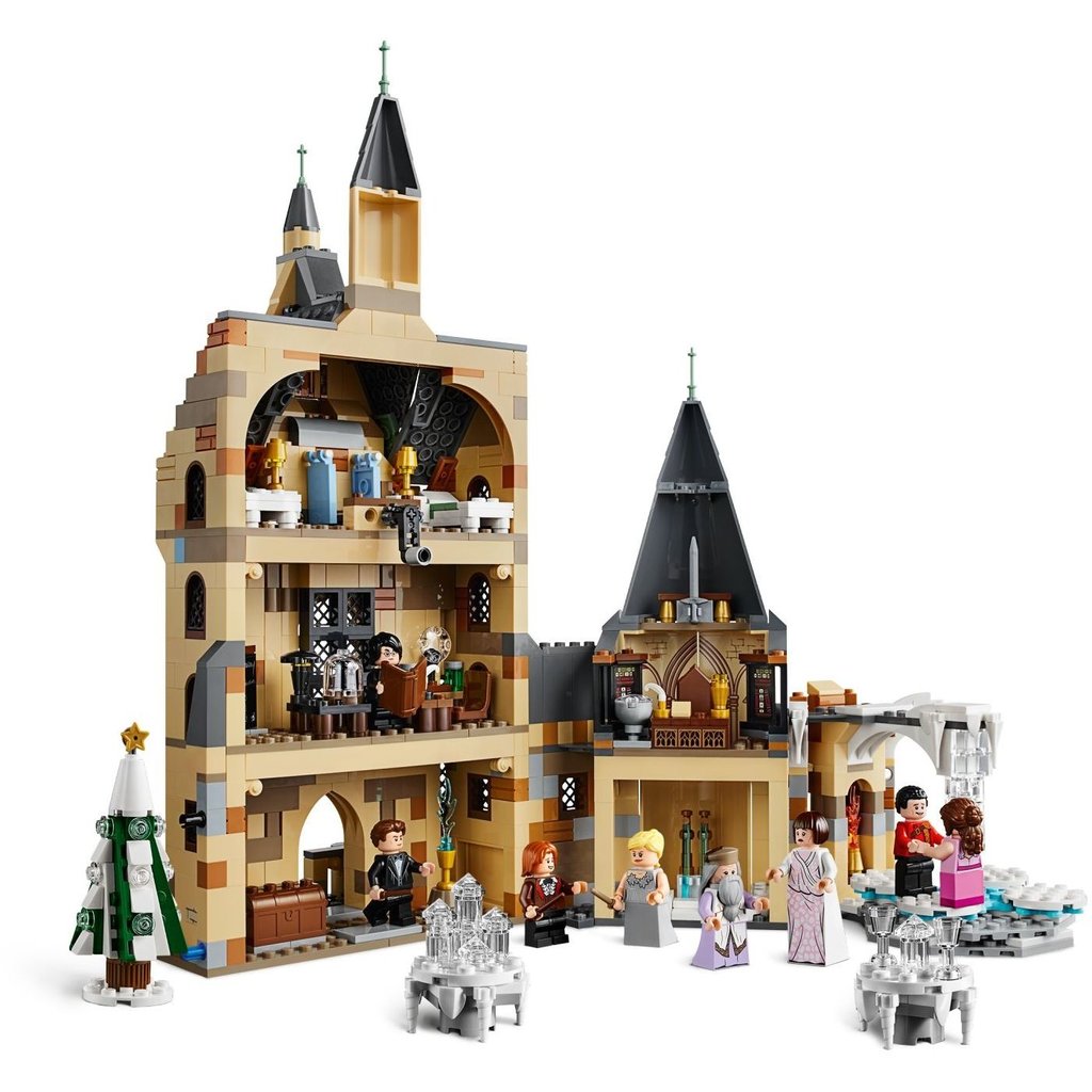 LEGO Harry Potter and The Goblet of Fire Hogwarts Castle Clock Tower 75948  Playset 