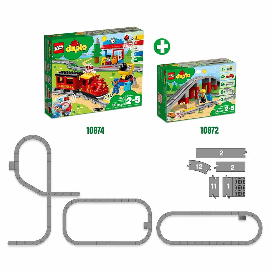 LEGO 10872 Train Bridge and Tracks - LEGO DUPLO - BricksDirect