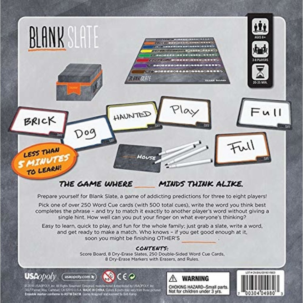 USAOPOLY BLANK SLATE