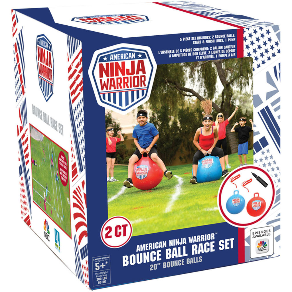 B4 ADVENTURE NINJA WARRIOR BOUNCE BALL RACE SET