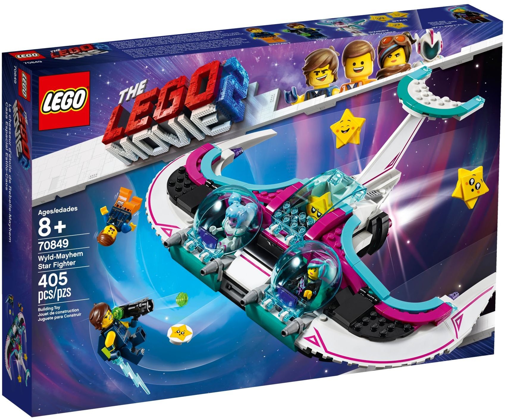 Sweet Mayhem/'s Systar Starship LEGO The Movie 2 Minifigure w// Space Blaster