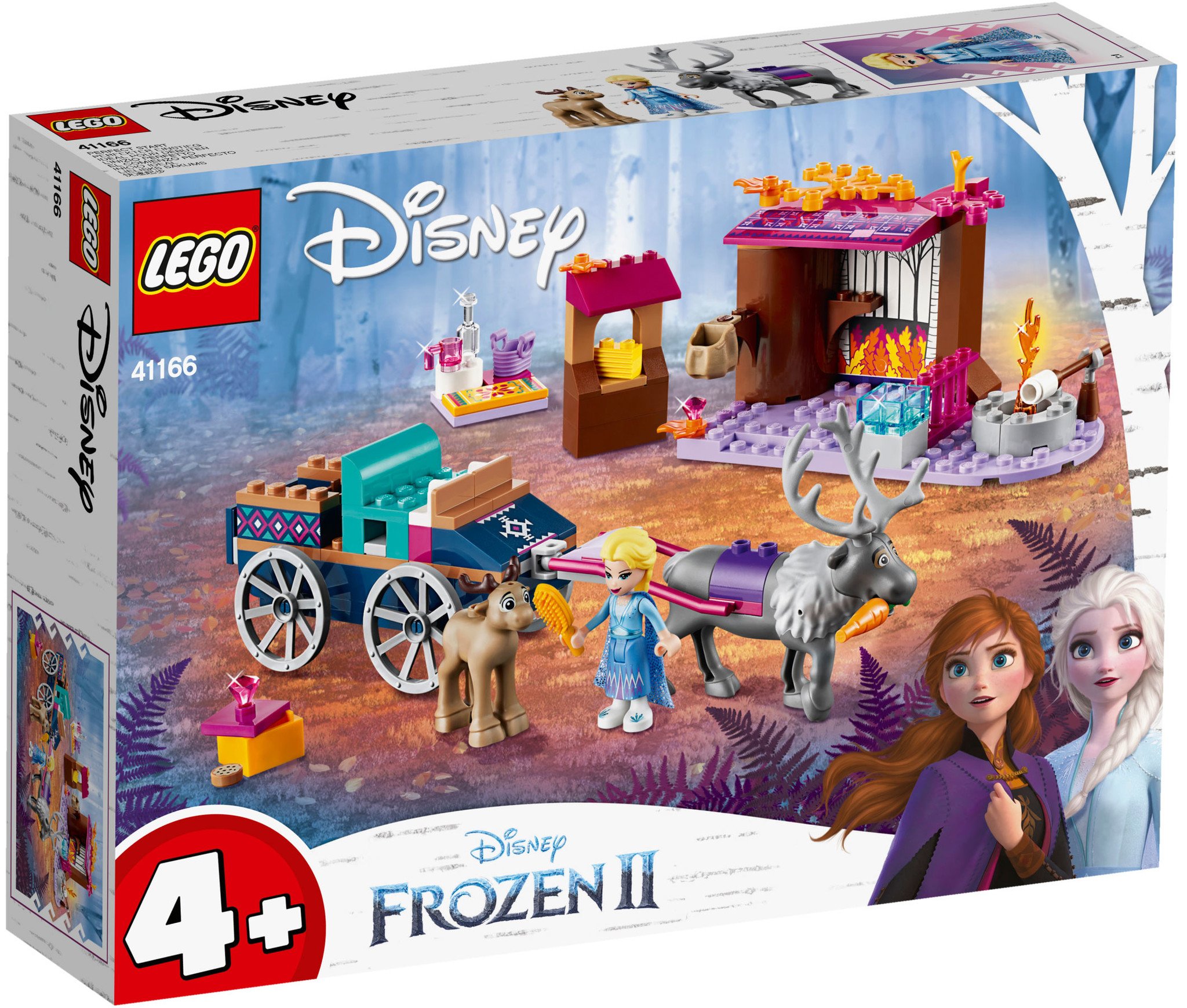 LEGO® Disney Princess™ Frozen II Elsa's Wagon Adventure 41166 Building Toy  Kit, Ages 4+