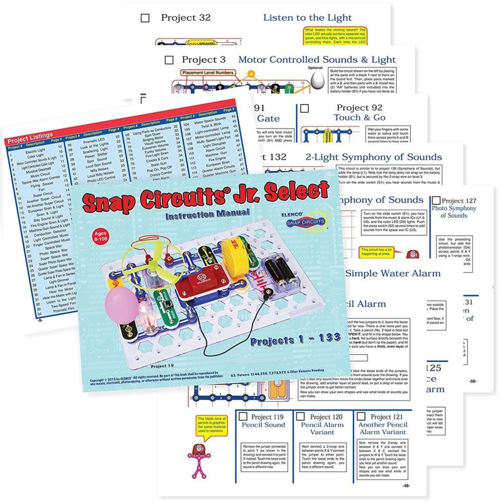 ELENCO ELECTRONICS SNAP CIRCUITS JR SELECT