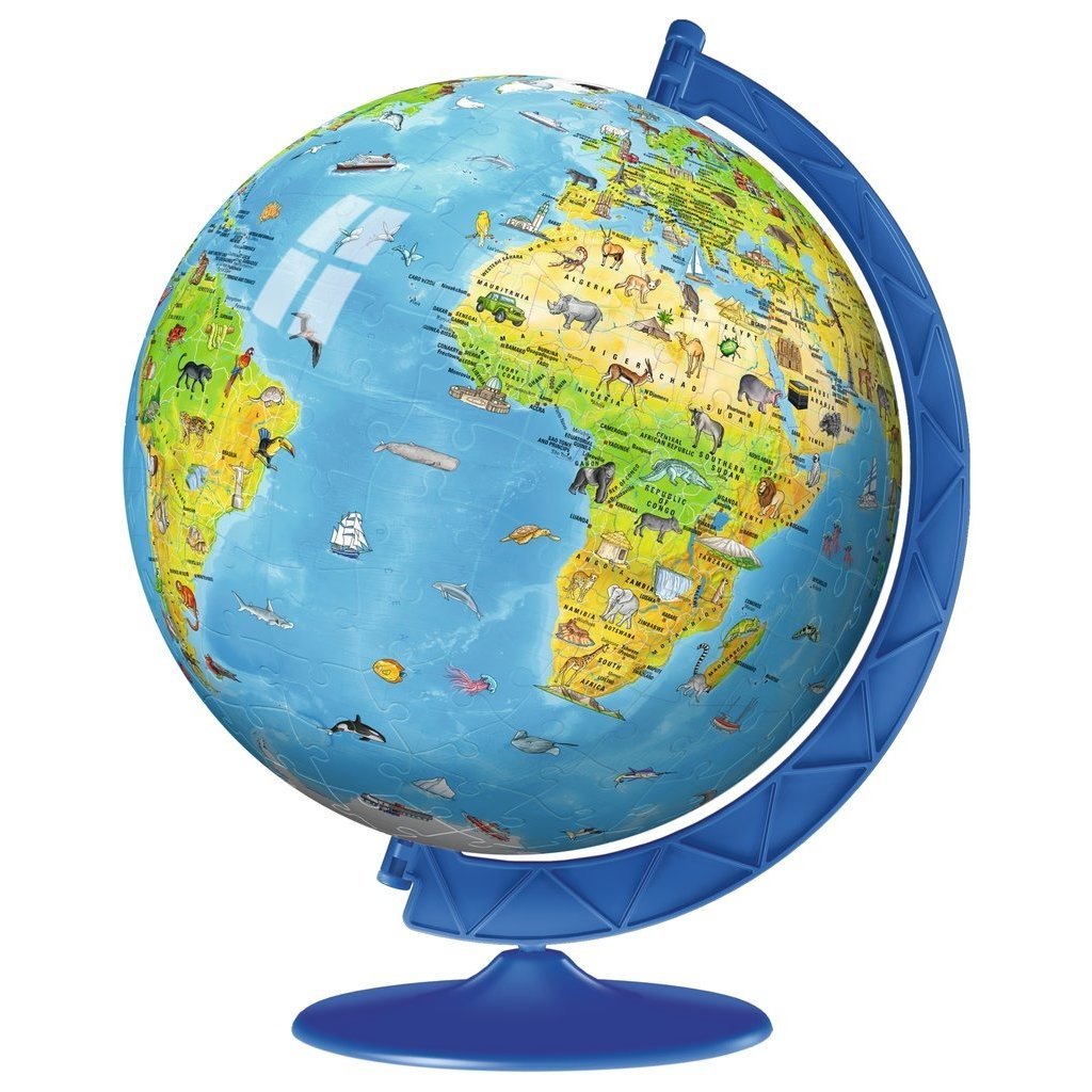 RAVENSBURGER USA WORLD GLOBE 3D PUZZLE