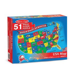 MELISSA AND DOUG USA MAP FLOOR PUZZLE