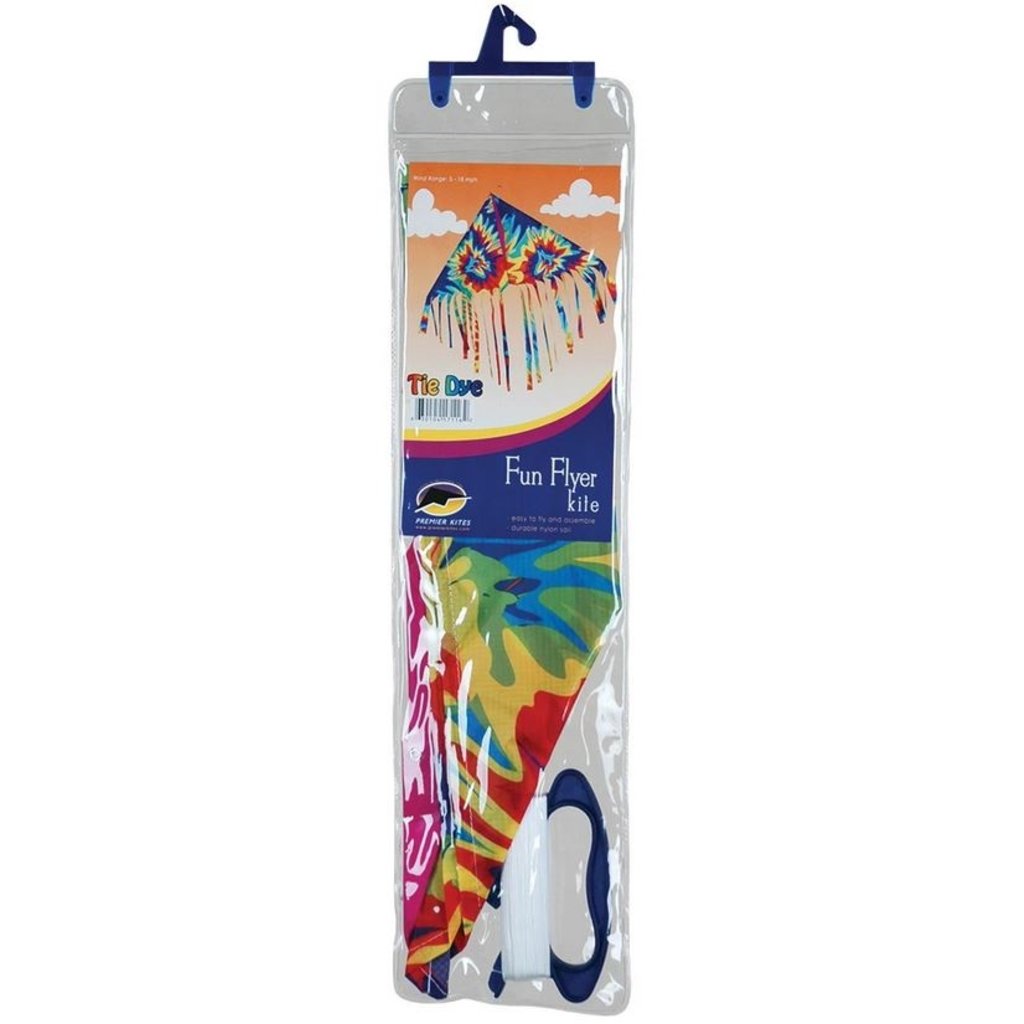 PREMIER KITE TIE DYE FRINGE DELTA KITE